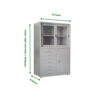 TỦ HỒ SƠ 2 CÁNH LÙA KÍNH, 1 CÁNH MỞ, 7 HỘC KÉO