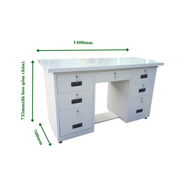 BÀN SẮT 7 HỘC KÉO