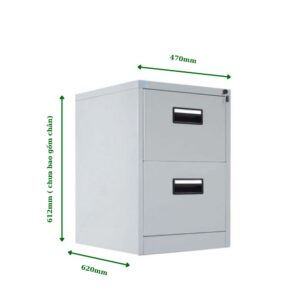 TỦ HỘC KÉO SẮT 2 NGĂN