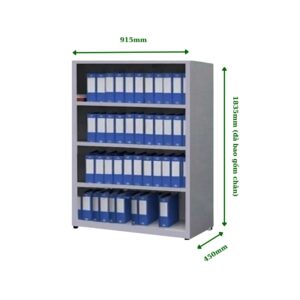KỆ SẮT ĐỰNG HỒ SƠ VĂN PHÒNG 4 TẦNG
