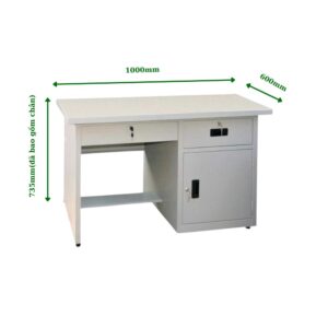 BÀN SẮT 2 HỘC KÉO 1 CÁNH MỞ