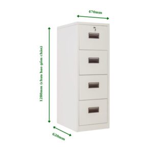 Tủ Hộc Kéo Sắt 4 Ngăn