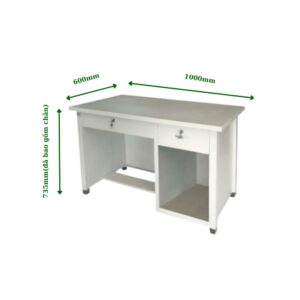 BÀN SẮT 2 HỘC KÉO 1 Ô TRỐNG