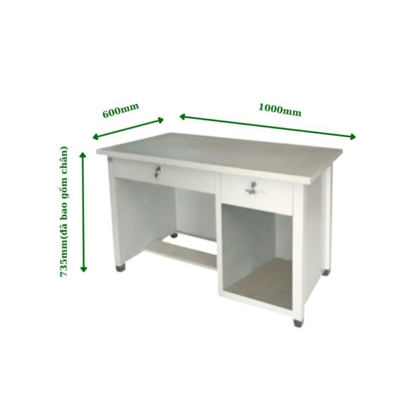 BÀN SẮT 2 HỘC KÉO 1 Ô TRỐNG