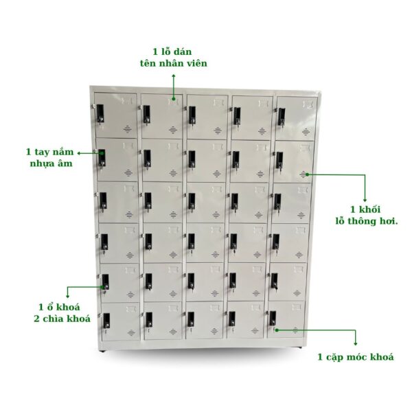 TỦ LOCKER SẮT 30 NGĂN