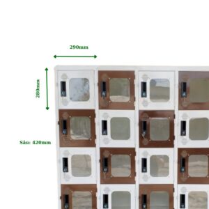 TỦ LOCKER SẮT 30 NGĂN MICA