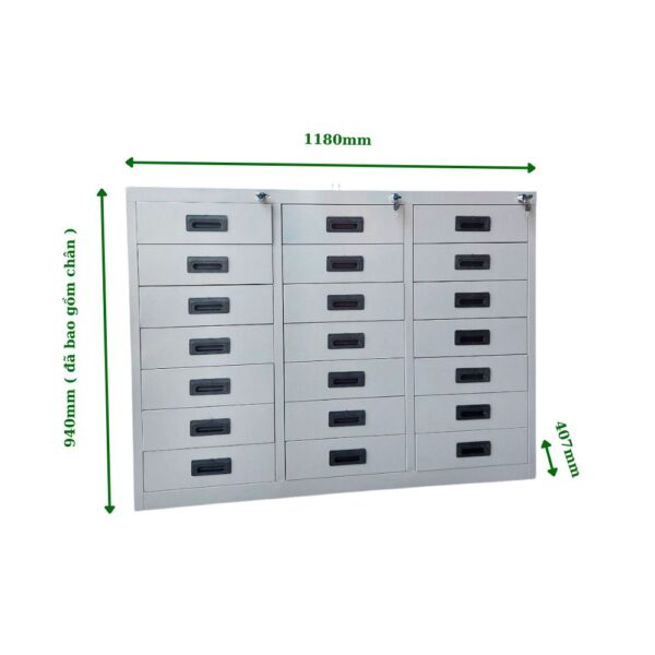 TỦ HỘC KÉO SẮT 21 NGĂN