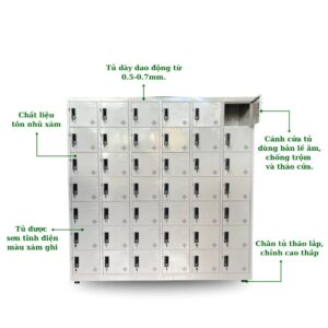 TỦ LOCKER SẮT 42 NGĂN