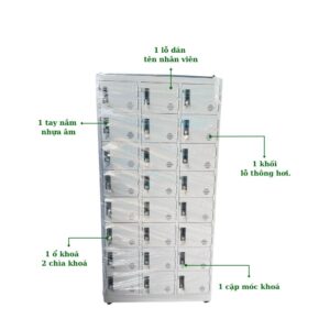 TỦ LOCKER SẮT 24 NGĂN