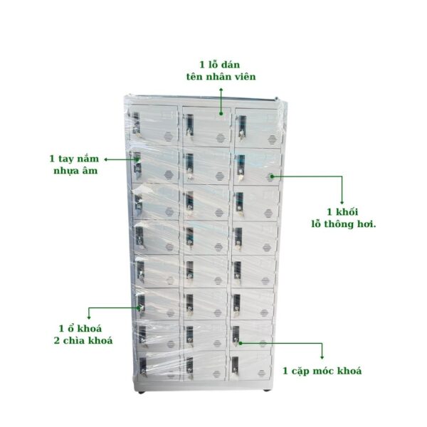 TỦ LOCKER SẮT 24 NGĂN