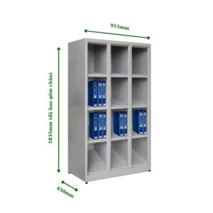 KỆ SẮT ĐỰNG HỒ SƠ VĂN PHÒNG 12 Ô