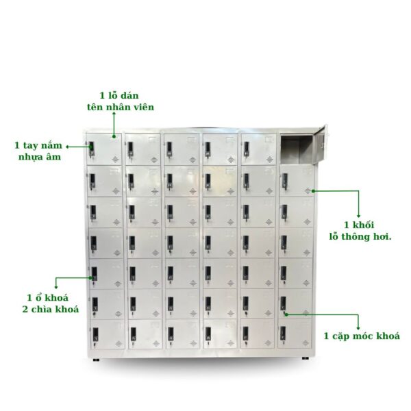 TỦ LOCKER SẮT 42 NGĂN