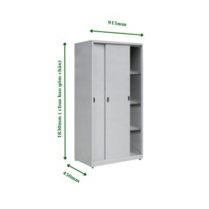 TỦ SẮT 2 CÁNH TÔN LÙA