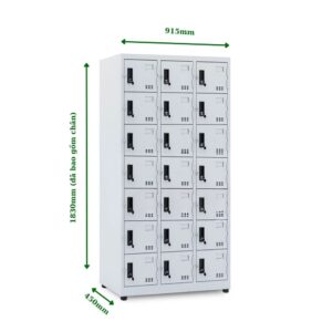 TỦ LOCKER SẮT 21 NGĂN