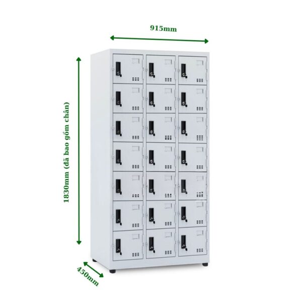 TỦ LOCKER SẮT 21 NGĂN