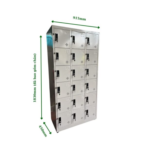 TỦ LOCKER SẮT 18 NGĂN