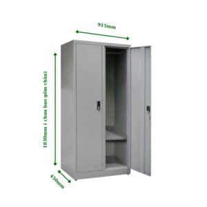 TỦ SẮT 2 CÁNH TREO ĐỒ