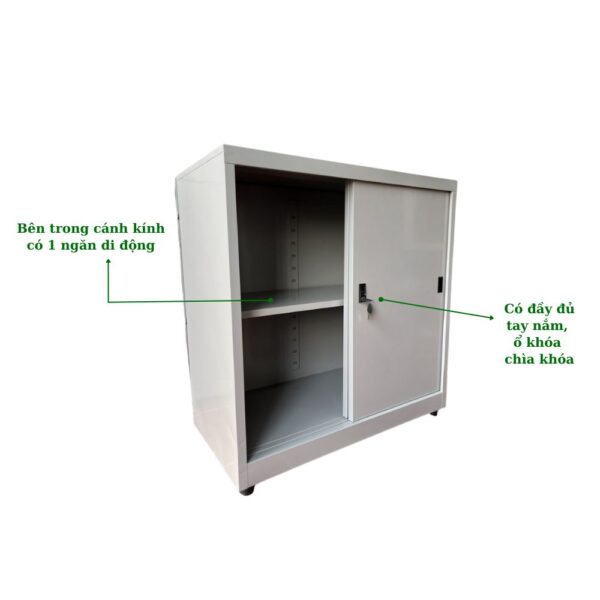 TỦ TÀI LIỆU 2 CÁNH TÔN LÙA THẤP