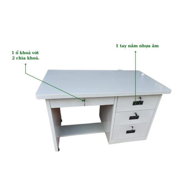 BÀN SẮT 4 HỘC KÉO