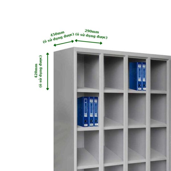 KỆ SẮT ĐỰNG HỒ SƠ VĂN PHÒNG 16 Ô - Ảnh 3