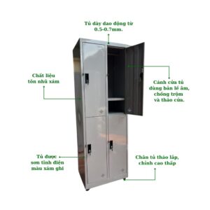 TỦ LOCKER SẮT 4 NGĂN
