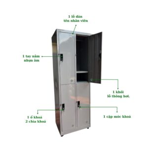 TỦ LOCKER SẮT 4 NGĂN