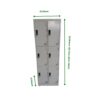 TỦ LOCKER SẮT 6 NGĂN