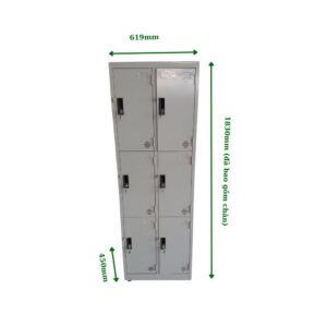 TỦ LOCKER SẮT 6 NGĂN