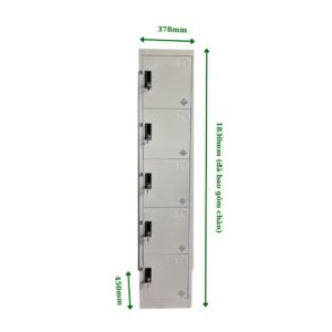 TỦ LOCKER SẮT 5 NGĂN