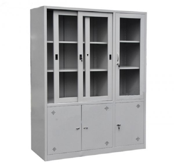 TỦ SẮT 2 CÁNH KÍNH LÙA 1 CÁNH KÍNH MỞ 3 CÁNH TÔN MỞ