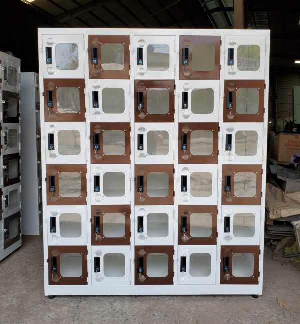 TỦ LOCKER SẮT 30 NGĂN MICA