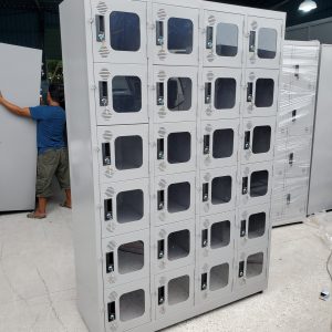TỦ LOCKER SẮT 24 NGĂN MICA