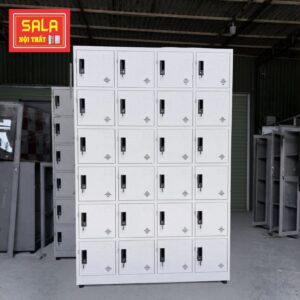TỦ LOCKER 24 NGĂN CỘT NỔI