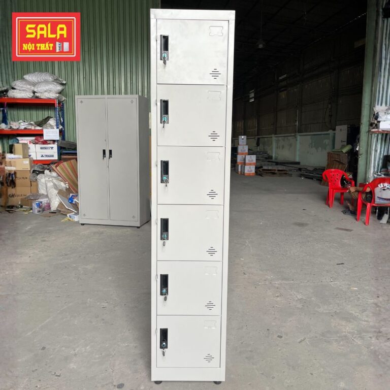 TỦ LOCKER SẮT 6 NGĂN