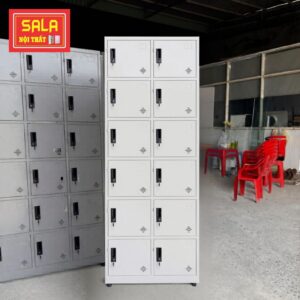 TỦ LOCKER 12 NGĂN CỘT NỔI
